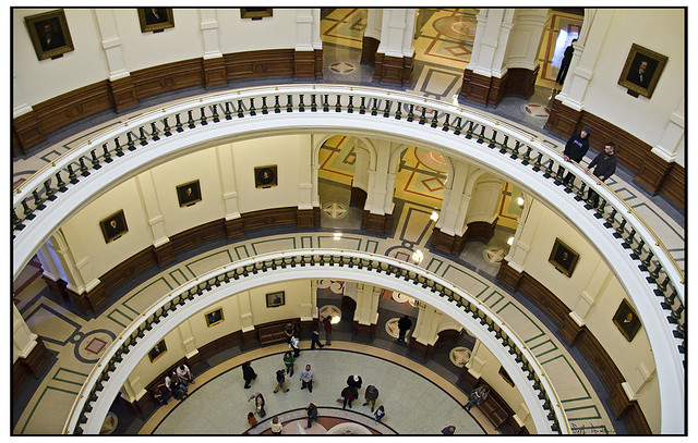 Looking Down- Texas Capitol Building Austin