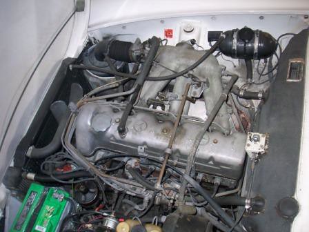 1968 Mercedes Benz 280SL Pagoda Hard Top Project For Sale Engine