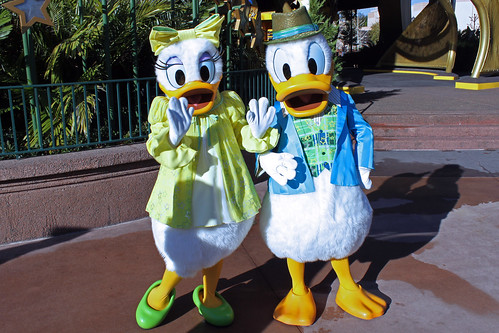 Meeting Donald and Daisy Duck