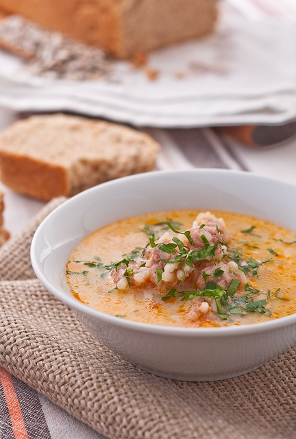 О еде для всей семьи Bulgarian beef soup with meatballs
