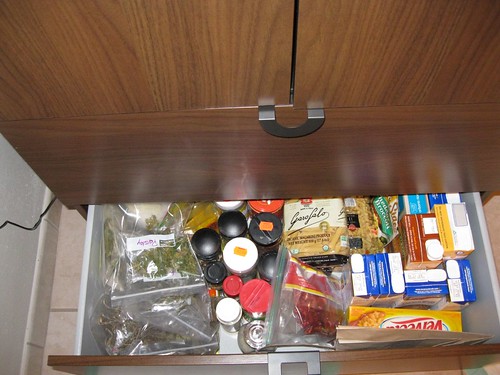 Pantry cupboard, bottom drawer