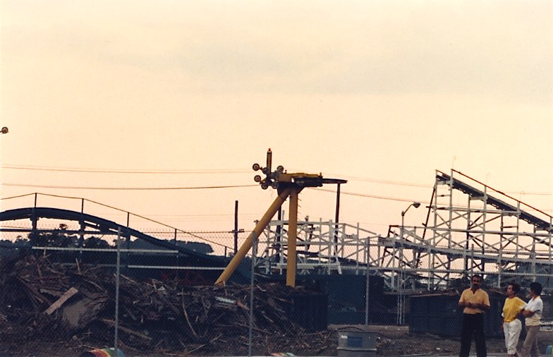 Paragon Park 1985 - Demolition of Roller Coaster