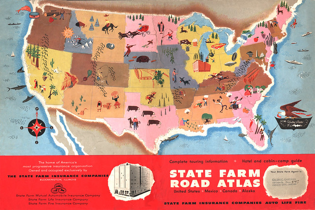 State Farm Road Atlas 1950