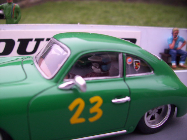 Repainted and tuned Ninco Porsche 356