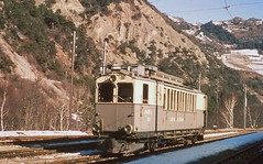 Trains du Leuk Loèche Les Bains (ligne disparue) Suisse