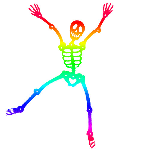 Skeleton Strikes a Pose