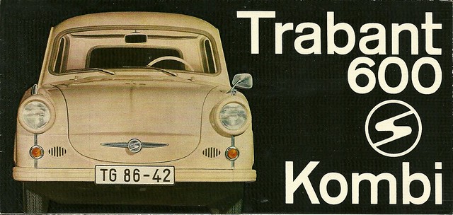 Trabant 600 One of the early models Today I found this envelope full of