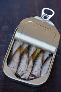 sardines in a can