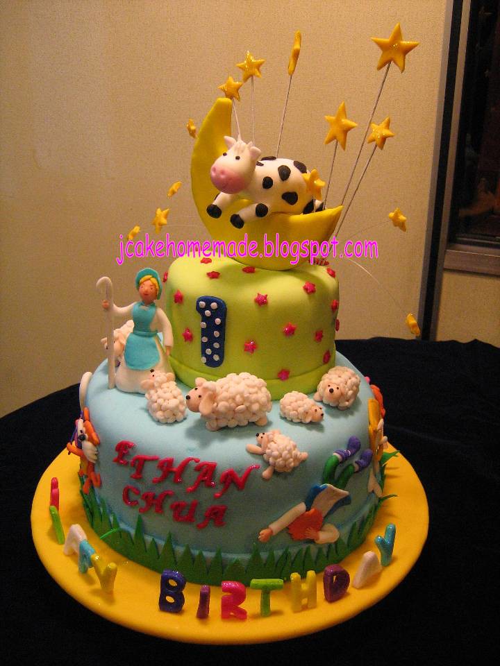 Happy 1 st birthday Ethan Chua. Thanks May for order. Free hand mold ...