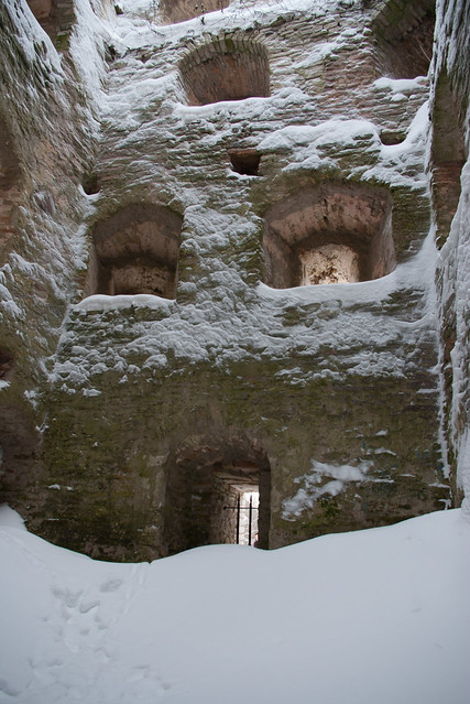 Башня крепости изнутри