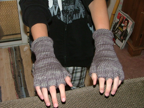 Nat's fingerless gloves