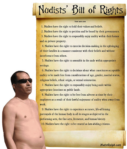 Nudists Bill of Rights by NudstRalph