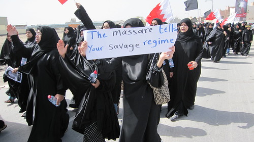 Protesting mourners