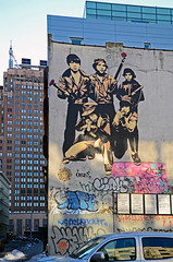 Seen while walking... Street Art - Manhattan, Jan 16 2011