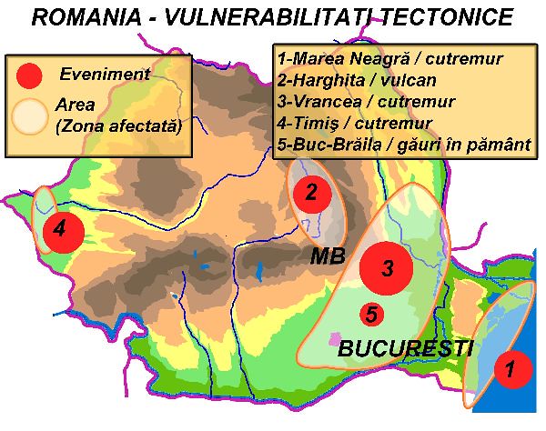 Harta riscurilor tectonice