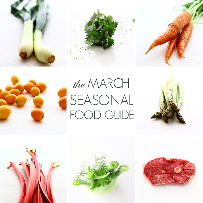 March Seasonal Food Guide