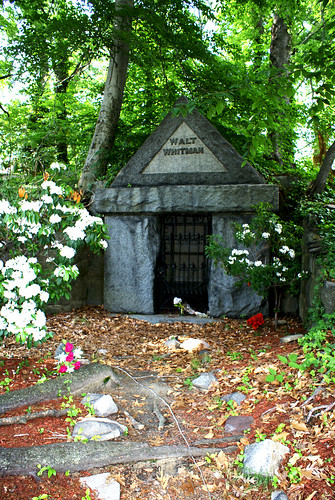 Walt Whitman Tomb in Spring