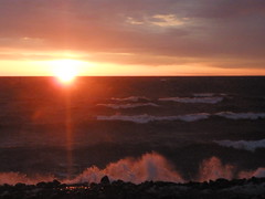 Sunrise and Waves