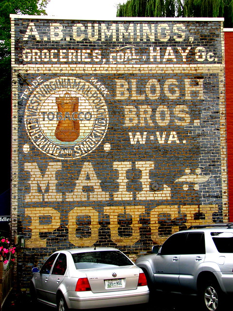 Well Preserved Mail Pourch Tobacco Ad - Jonesborough, TN