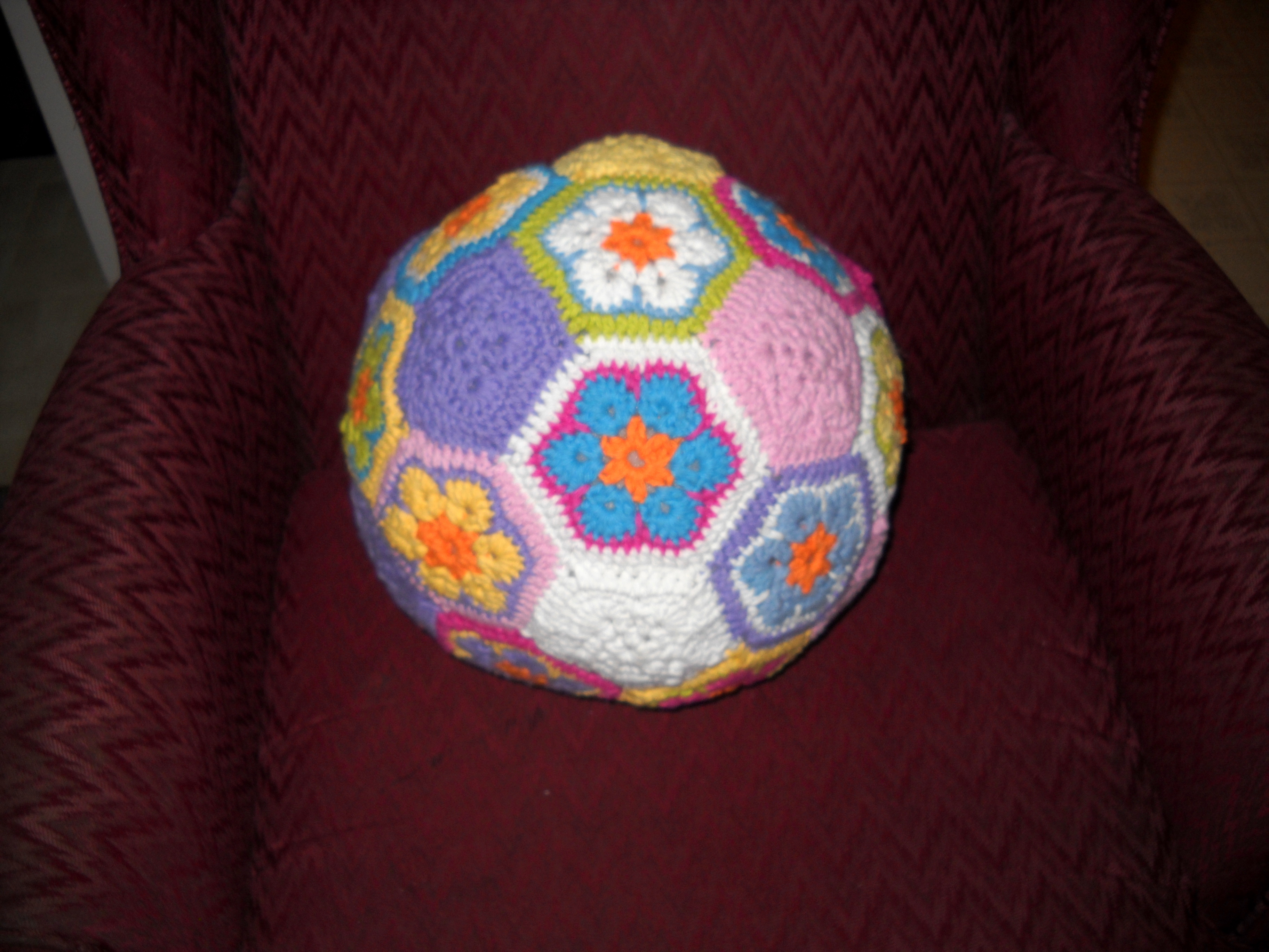 African Flower Soccer Ball1