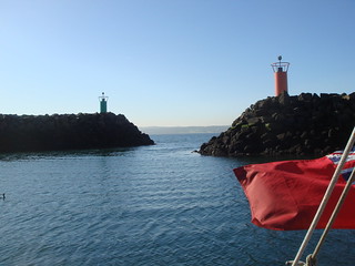 Entrance to Carrickfergus from our berth