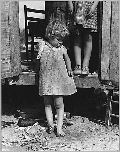 On Arizona Highway 87, south of Chandler. Maricopa County, Arizona. Children in a democracy., 11/1940