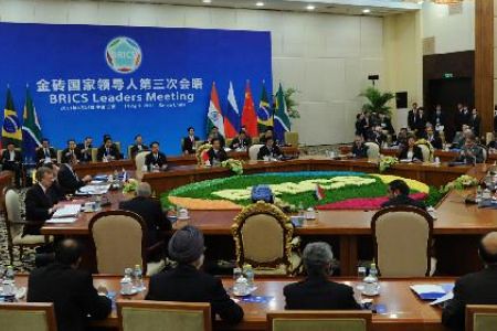 Summit meeting of BRIC held in South China, which includes the countries of Brazil, Russia, India, China and South Africa, have condemned the western imperialist war against the North African state of Libya. by Pan-African News Wire File Photos