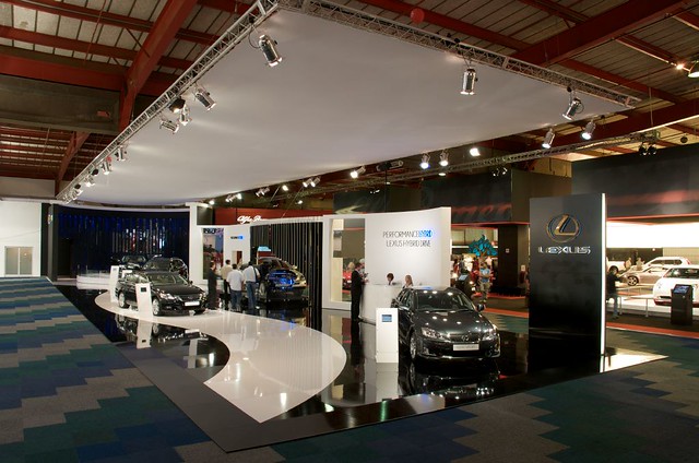 Lexus exhibition stand at the Joburg International Motor Show JIMS 2008