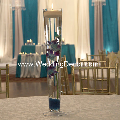 Wedding Centerpieces blue dendrobium orchids