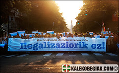 Manifestación para la legalización de Bildu