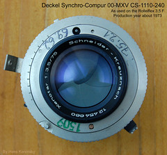 Synchro-Compur 00-MXV CS-1110-240