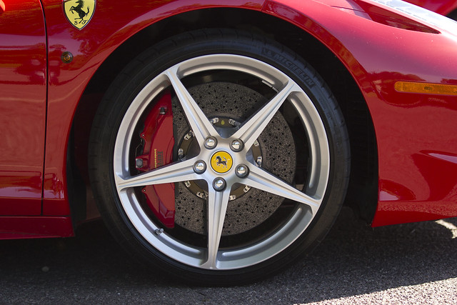 Ferrari 485 Itaila Brakes Taken at Larz Anderson Auto Museum during the 