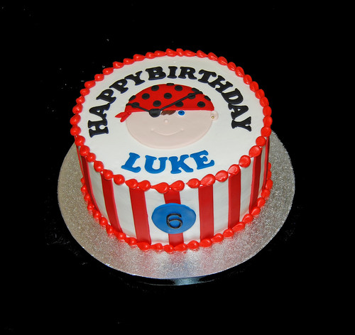 6th birthday pirate cake