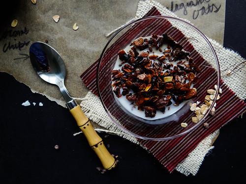 cacao nib coconut granola