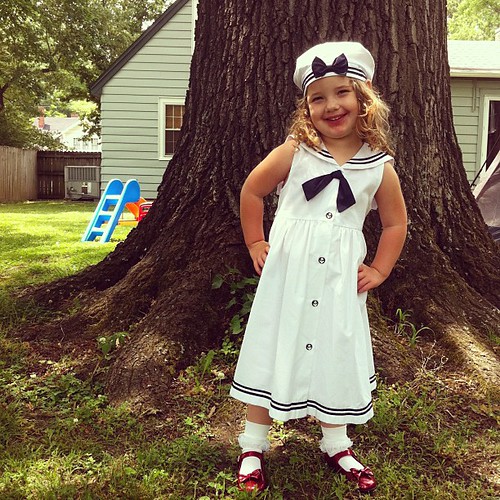My little sailor girl.