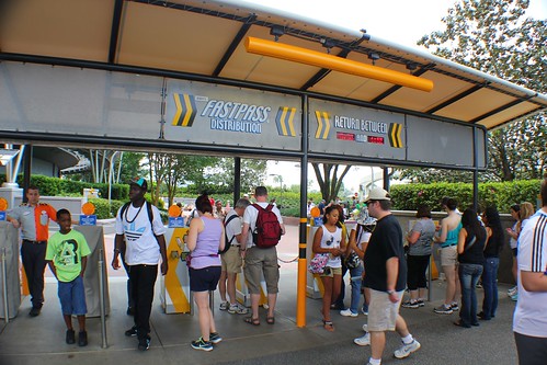Fast Pass Distribution - Test Track at Epcot