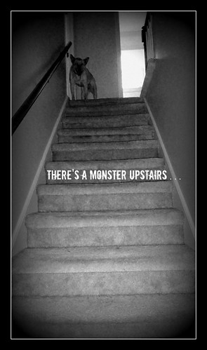 Monster upstairs by UgleeLittleThings