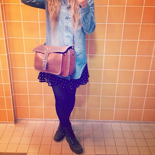 #outfit #me #today #denim #boots #toilet #xd
