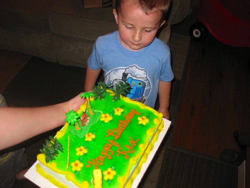 Rex's 4th birthday cake