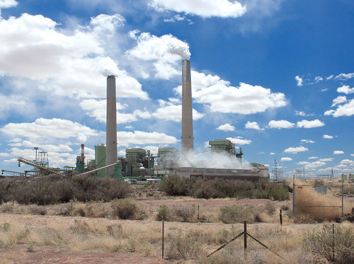 美國亞利桑那州的火力發電廠。（照片：squeaks2569。）