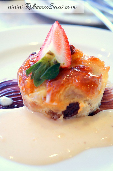 armada hotel buffet - bread and butter pudding