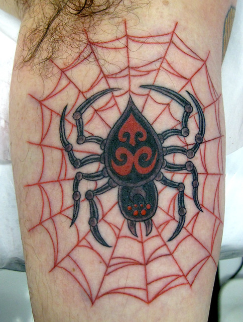 Tatuagem Aranha Old School Spider Tattoo