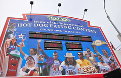 First Women's Hot Dog Eating Contest Coney Island 2011