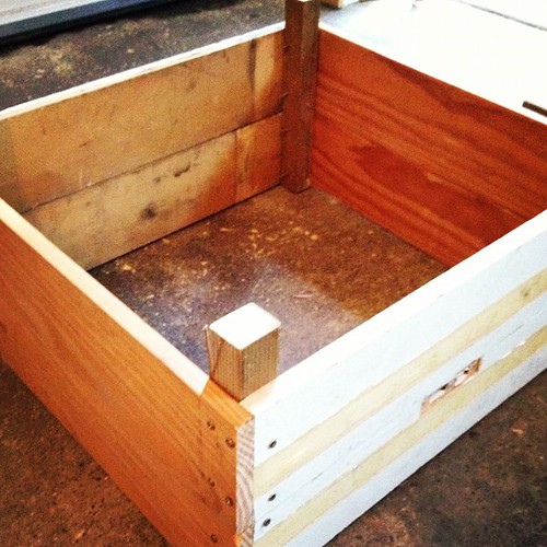 What I'm doing right now: making raised garden beds. Here's to growing more food, DIYs, and boyfriends who are handy with tools!  Thanks for tagging me @anniehay!