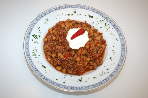 33 - Orientalisches Puten-Chili / Oriental turkey chili - Serviert