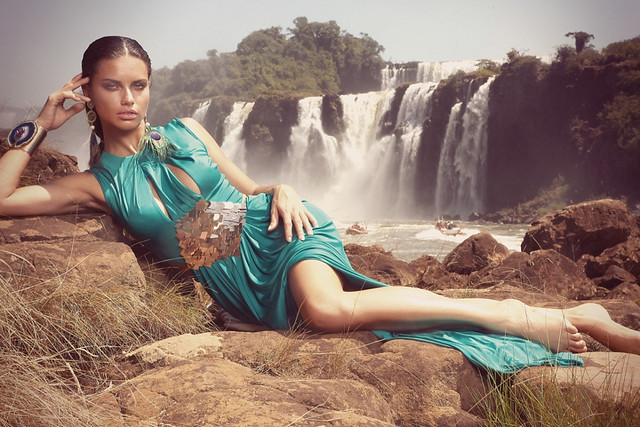 * nature Adriana Lima by André Passos for Vogue Brazil