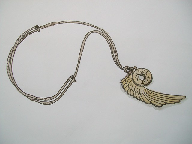 american eagle collar 