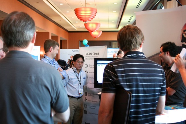 One of many demos during CMX Expo