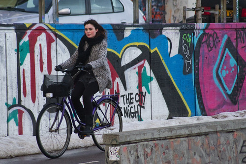 Copenhagen Wall 02 - Winter Cycling in Copenhagen