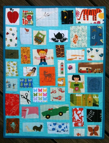 I-Spy Ticker Tape Quilt for QLD Flood Appeal Auction